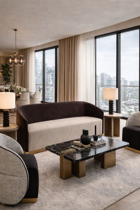 Black Marble Coffee Table | OROA Modern Quest
