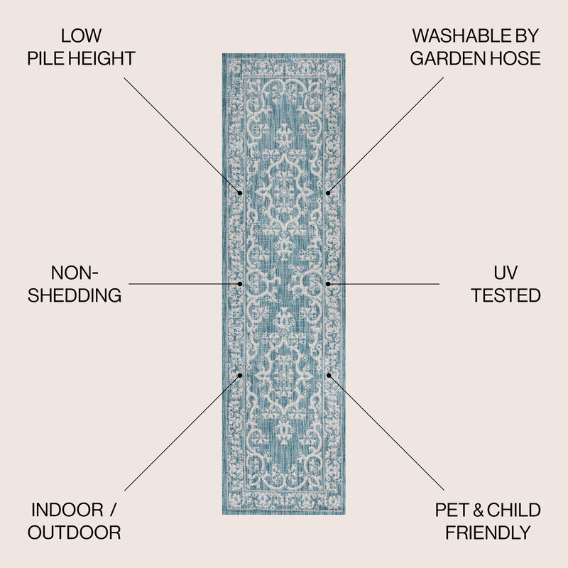 Galon Filigree Indoor/Outdoor Area Rug