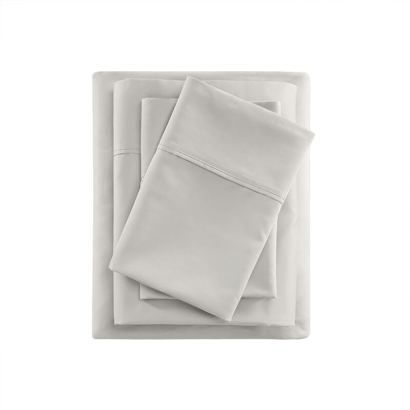 Gracie Mills Aryn 300TC BCI Cotton Sheet Set with Z Hem