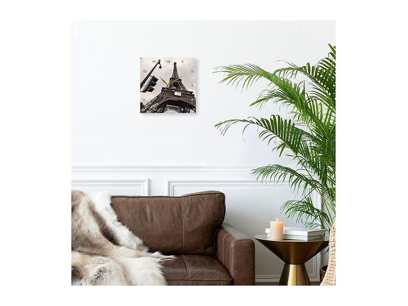 Paris France Tour Eiffel Wall Clock 10 Inch Home Decor image number 2