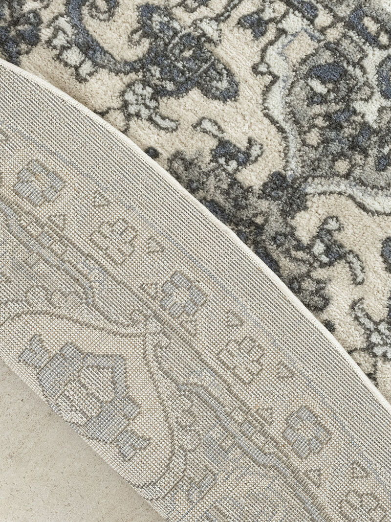 Quarry QUA05 Ivory/Blue 8'10" x 11'10" Rug image number 1