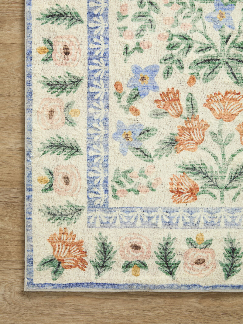 Eden Mughal Garden Cream 2'6" x 11'6" Runner Rug