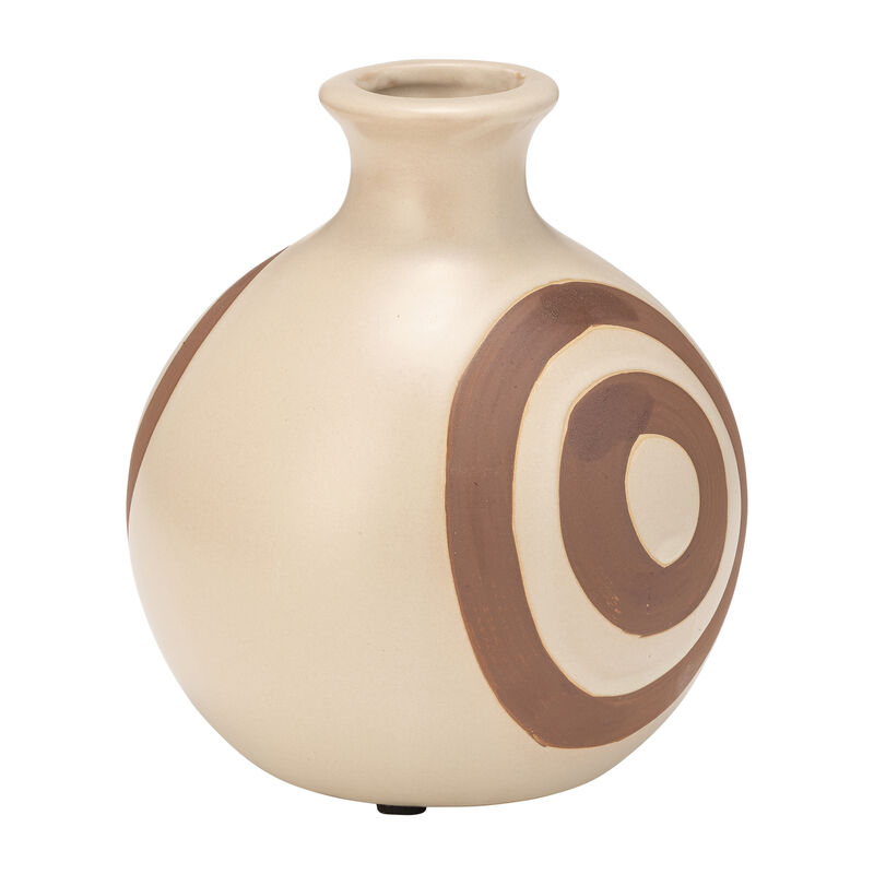 Cer, 7"h Abstract Vase image number 2