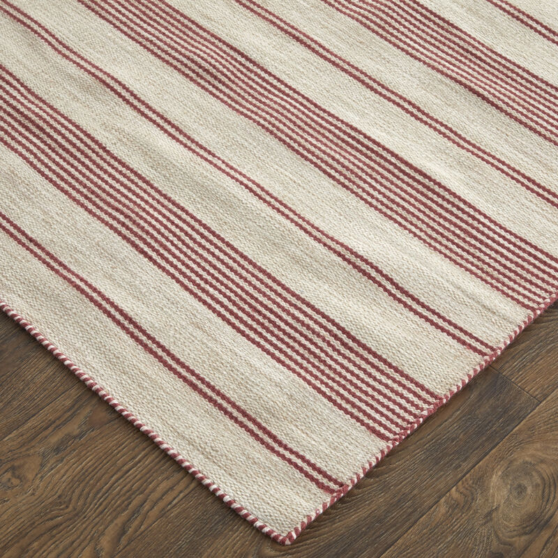 Duprine 0560F Red/Ivory 5' x 8' Rug