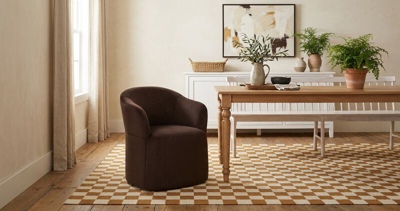 Hailey Caster Dining Chair image number 1