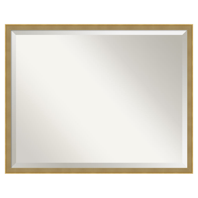 Incline Beveled Wood Framed Wall Mirror image number 0