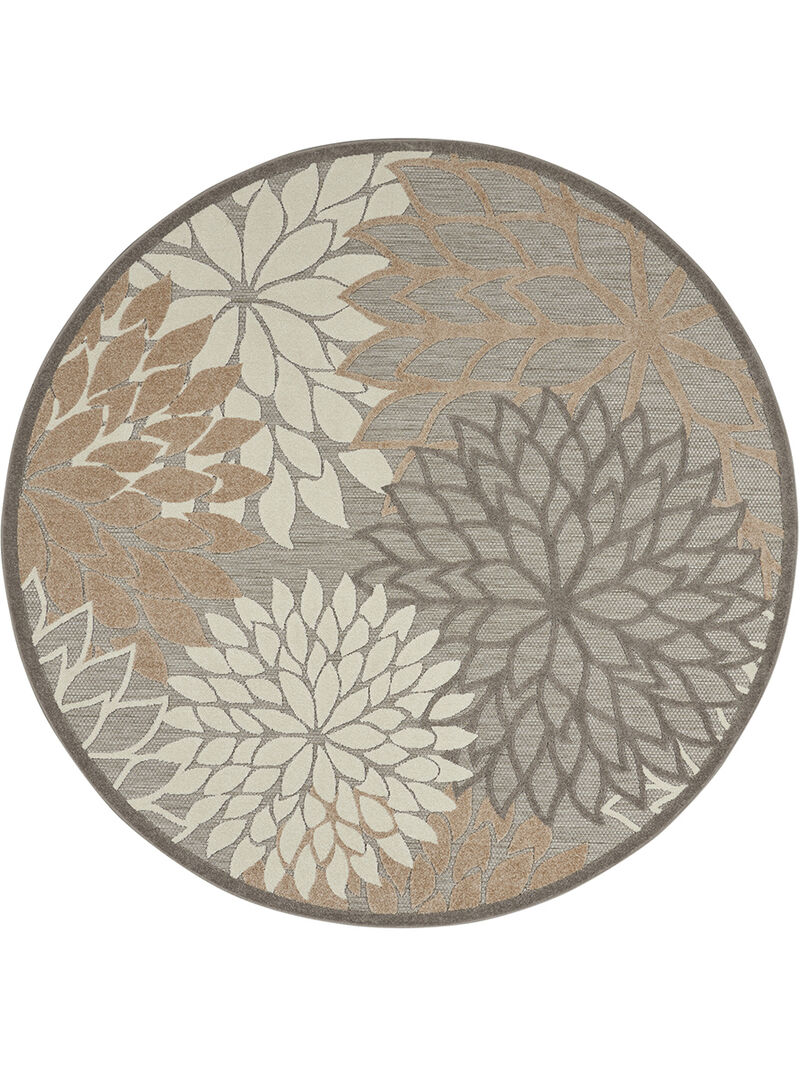 Aloha ALH05 Natural 7'10" x Round Rug