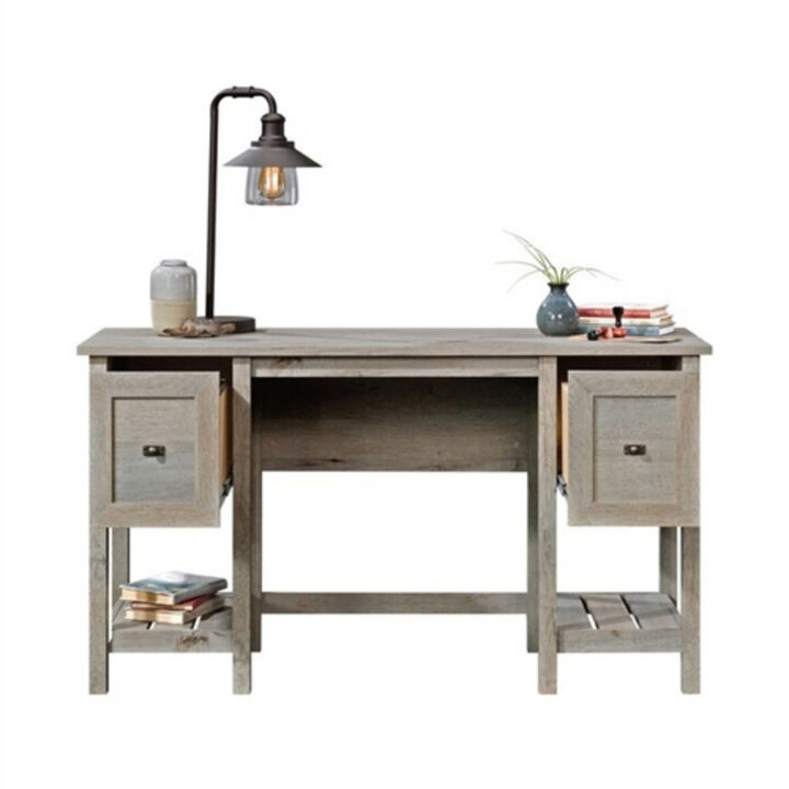 Farmhouse Office Writing Desk with 2 Storage Drawers