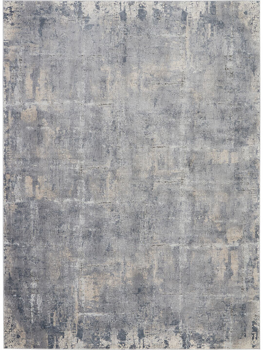 Rustic Textures RUS06 Gray/Beige 3'11" x 5'11" Rug