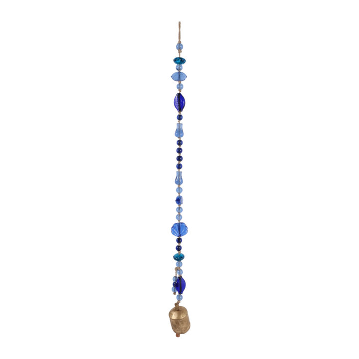 Hanging Glass Beads With Bell