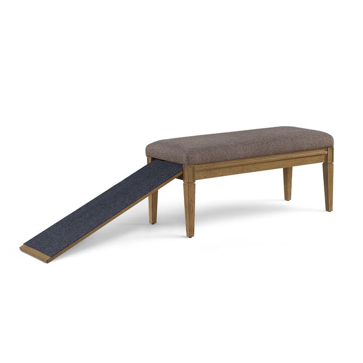 Wagsby&trade; Pet Ramp Bench - Harvest Brown