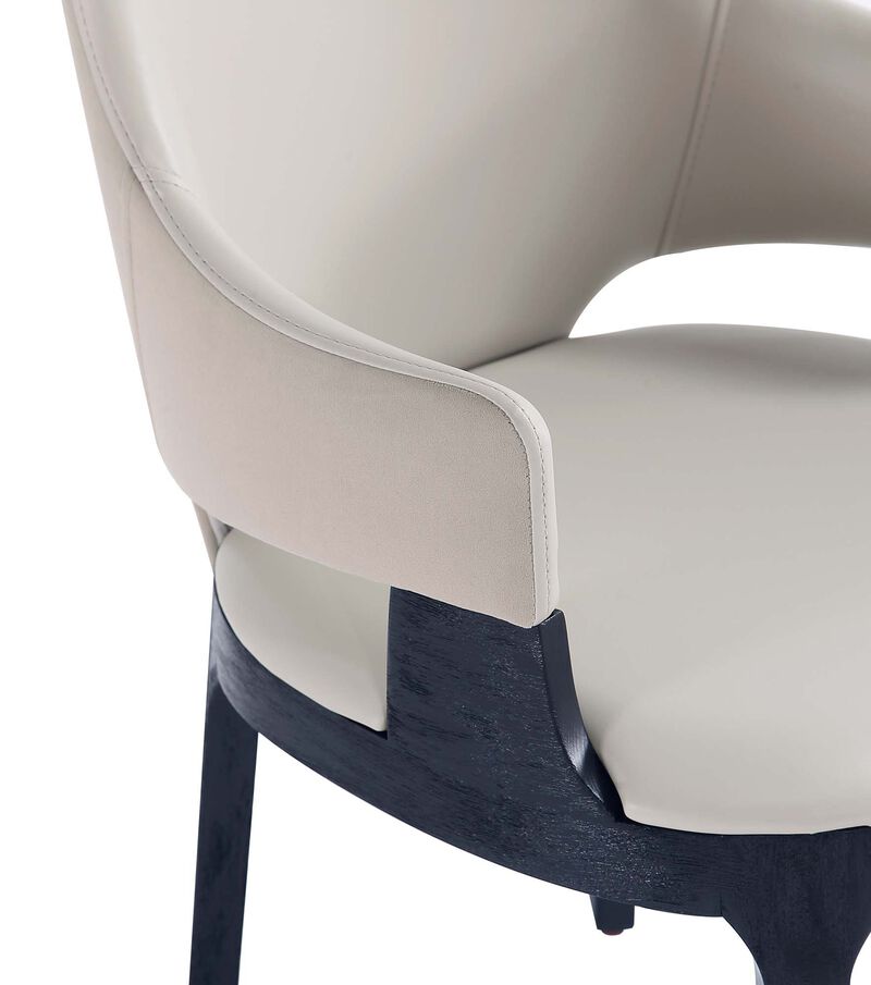Kara Gray Dining Arm Chair