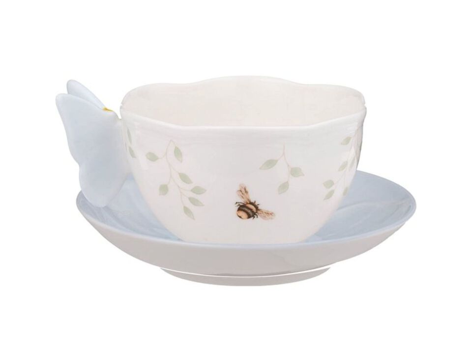 Lenox Butterfly Meadow Butterfly Blue Cup & Saucer
