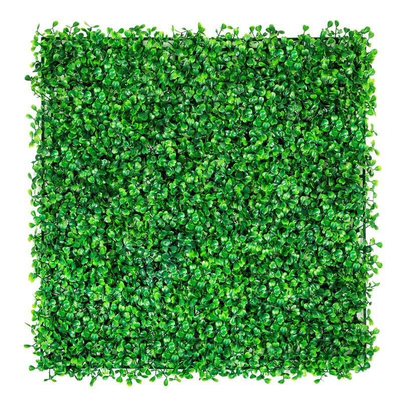 24 Pack Artificial Boxwood Panels UV Protected Green Hedge Wall for Garden Privacy Decor image number 0