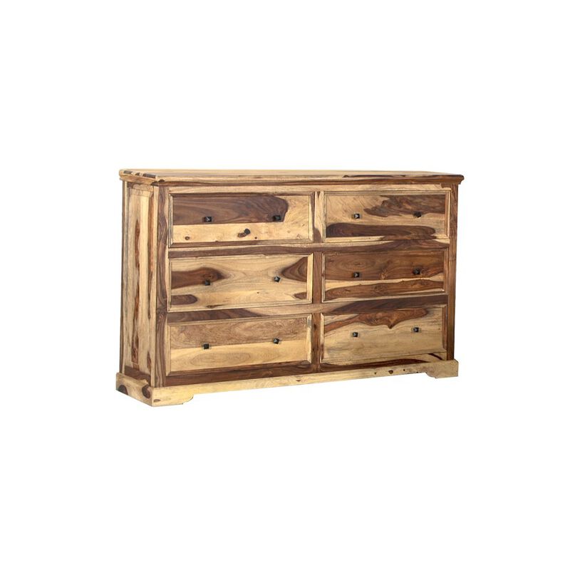Porter Designs Taos Solid Sheesham Wood Dresser, Natural image number 0