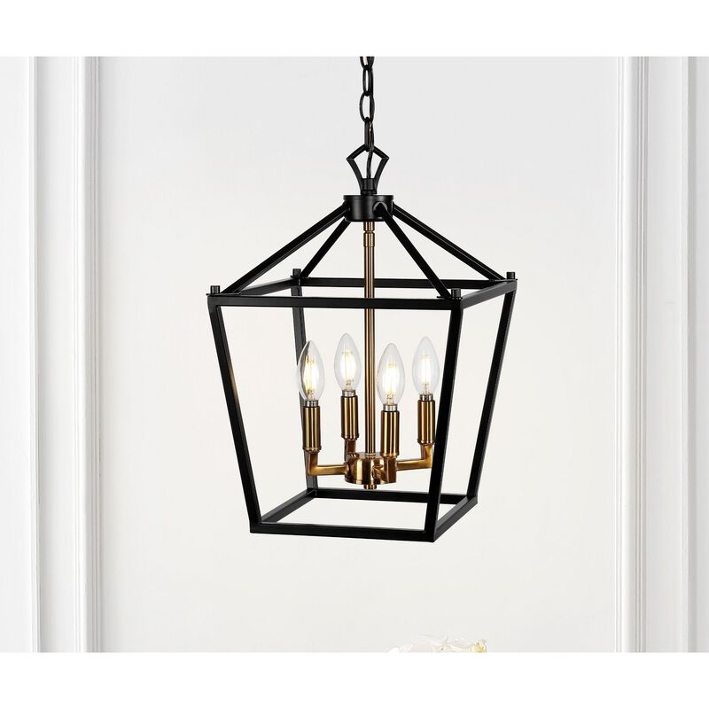 PagodaBulb Lantern Metal LED Pendant