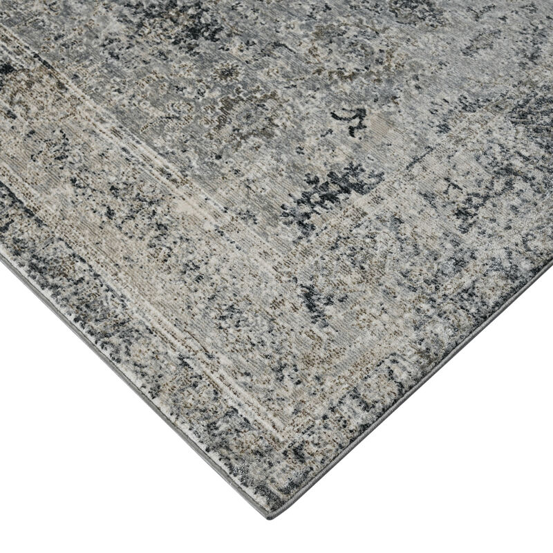 HomeRoots 8' X 10' Brown And Gray Wool Plaid Hand Tufted Area Rug image number 3
