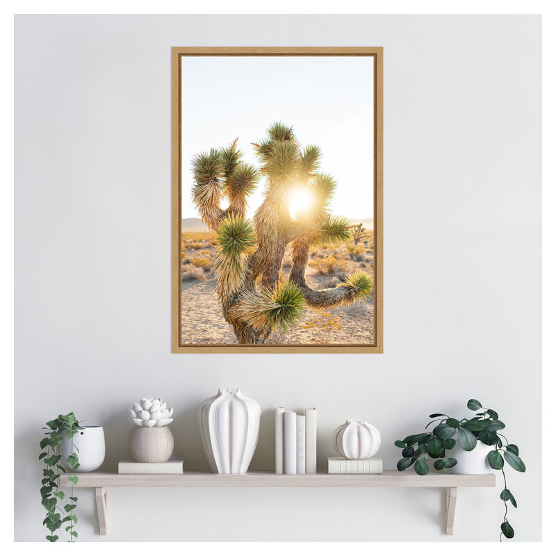 Joshua Tree Sunrise by Bethany Young Framed Canvas Wall Art