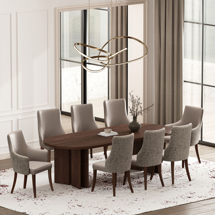 Connie Gray Dining Chairs (Set of 8)