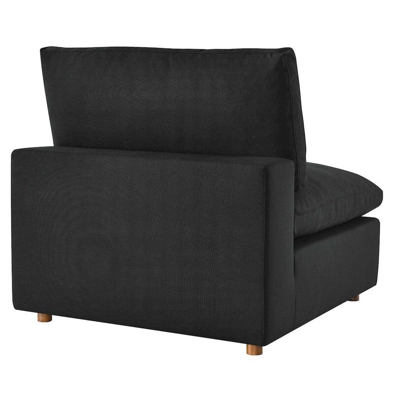Modway Commix 6-Piece Modern Fabric Overstuffed Sectional Sofa in Pure White image number 8