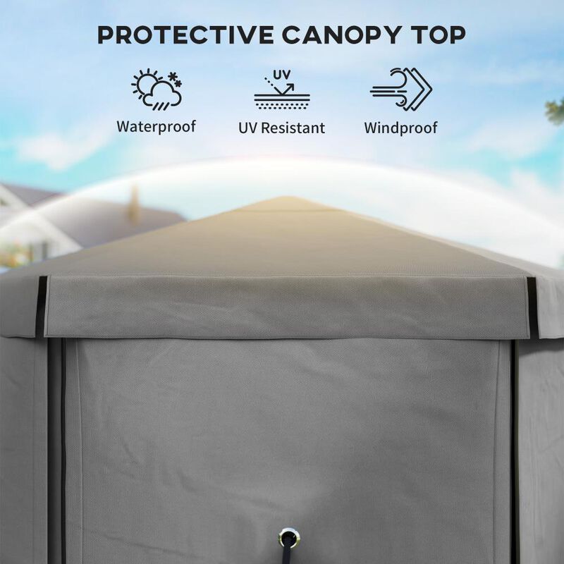 Hivvago Hexagon 12x12 Pop Up Canopy Shelter image number 5
