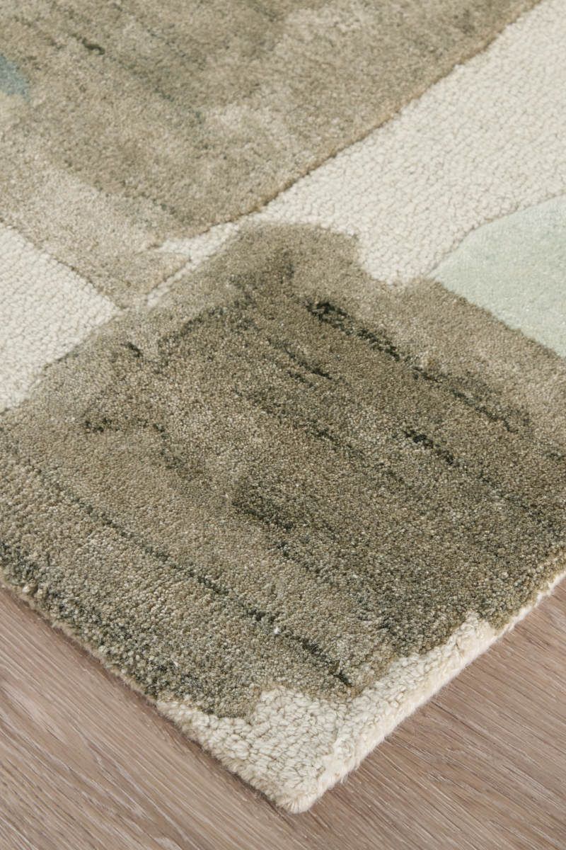 Kendall 8A59F Brown/Green 9' x 12' Rug image number 4
