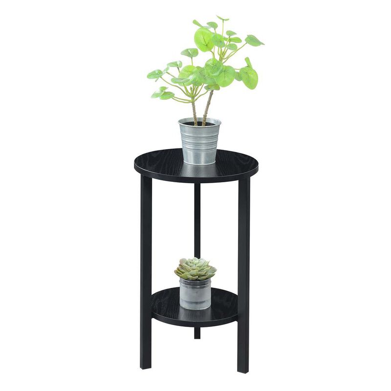 Convenience Concepts Graystone 24 inch 2 Tier Plant Stand