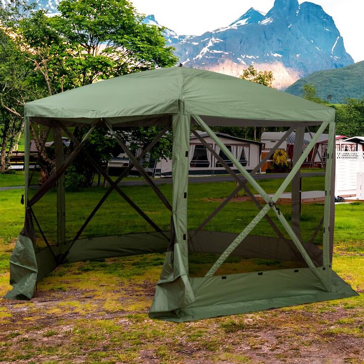 Hivvago 6 Sided Pop Up Party Tent