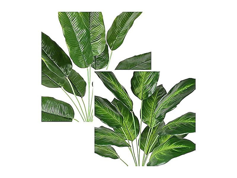 Artificial Plants Palm Fake Leaves 25 Inch Indoor Office Decor image number 2