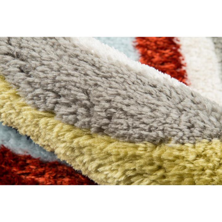 Novogratz Modern Rectangle Area Rug, Multi, 5' X 7'6