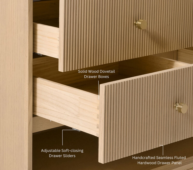 Momo 24 in. Oak Bath Vanity Set with White Quartz Vanity Top and White Undermount Basin