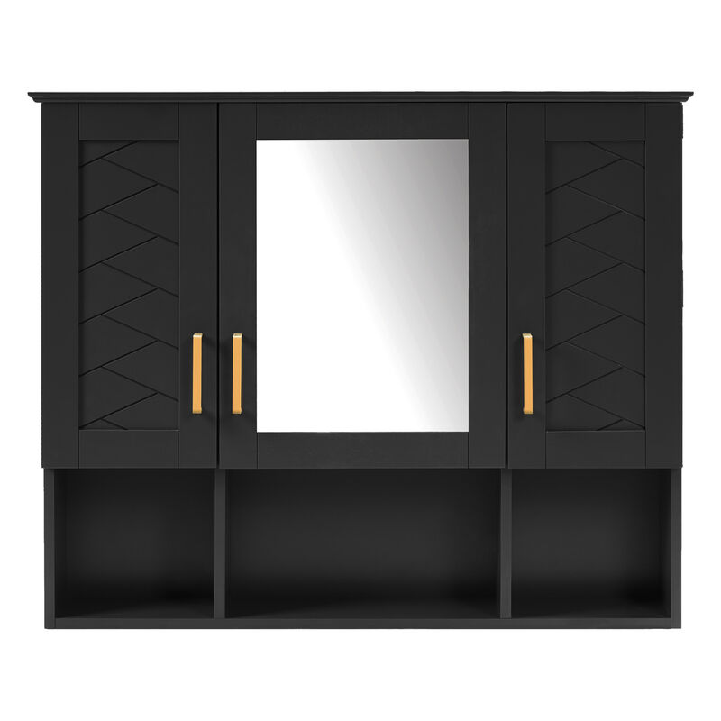ELEMENT ACE Wall Mounted Medicine Cabinet with Adjustable Shelves and Soft Close Doors image number 9