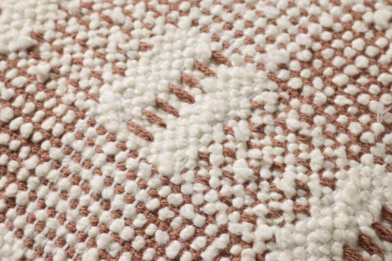 Ivory/Rust 18''x18'' Cover w/Down Pillow image number 2