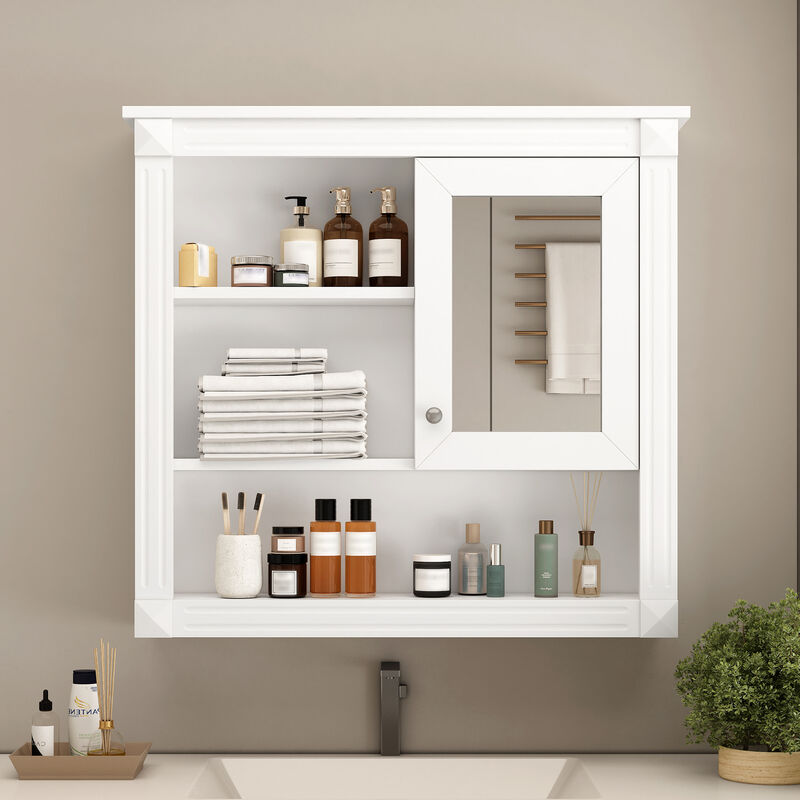 Merax Bathroom Wall Cabinet with Mirror