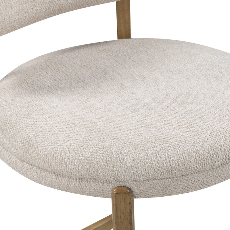 Tov Furniture Carnation Cream Performance Fabric Counter Stool image number 6