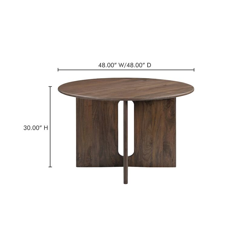 Moe's Home Collection Stanley Dining Table Dark Brown