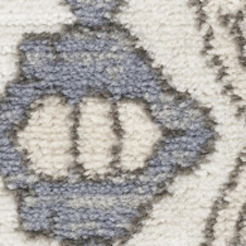 HomeRoots Floral Power Loom Area Rug image number 0