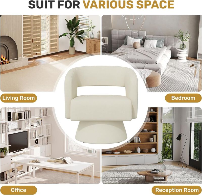 Modern Accent Chair Armchair for Living Room Bedroom Single Sofa Lounge Seating image number 6