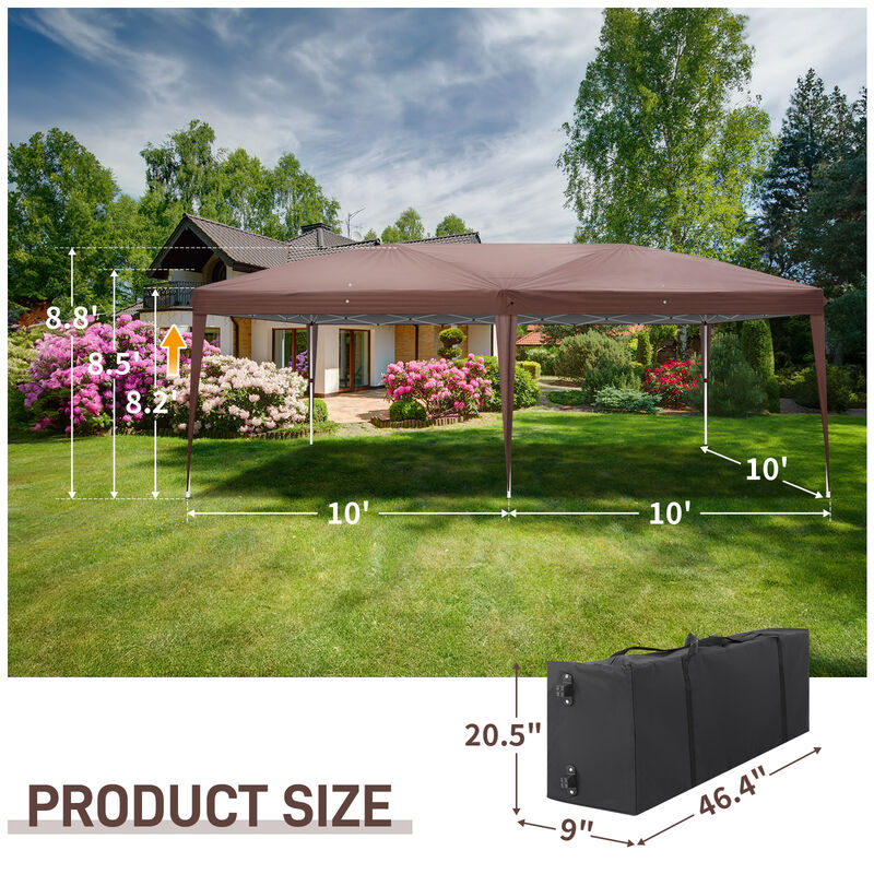 Waterproof Folding Tent with Two Windows for Camping, Outdoor Events image number 1