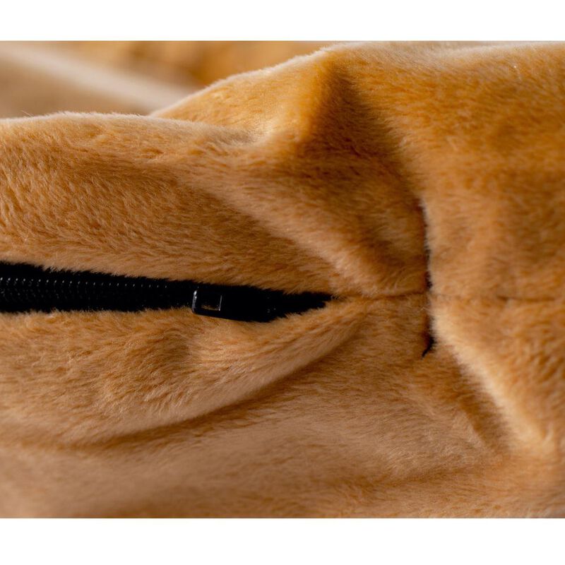 Armarkat Large Earth Brown Bolstered Pet Bed And Mat