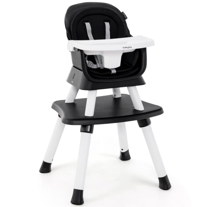 Hivvago 6-in-1 Convertible Baby High Chair with Adjustable Removable Tray
