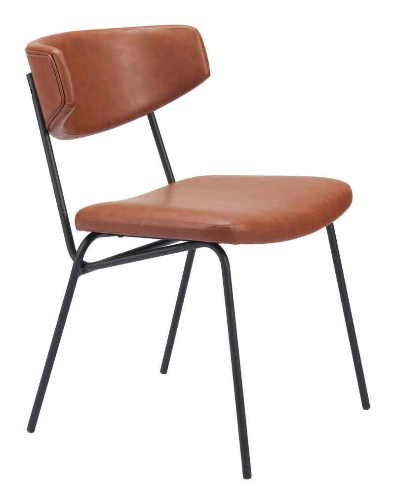 Charon Dining Chair (Set of 2) Vintage Brown image number 3