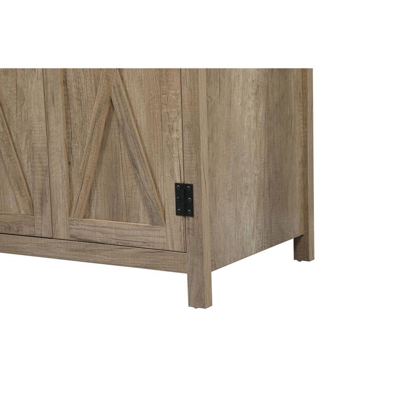 Elegant Kitchen and Bath 30 inch Single bathroom vanity in natural oak