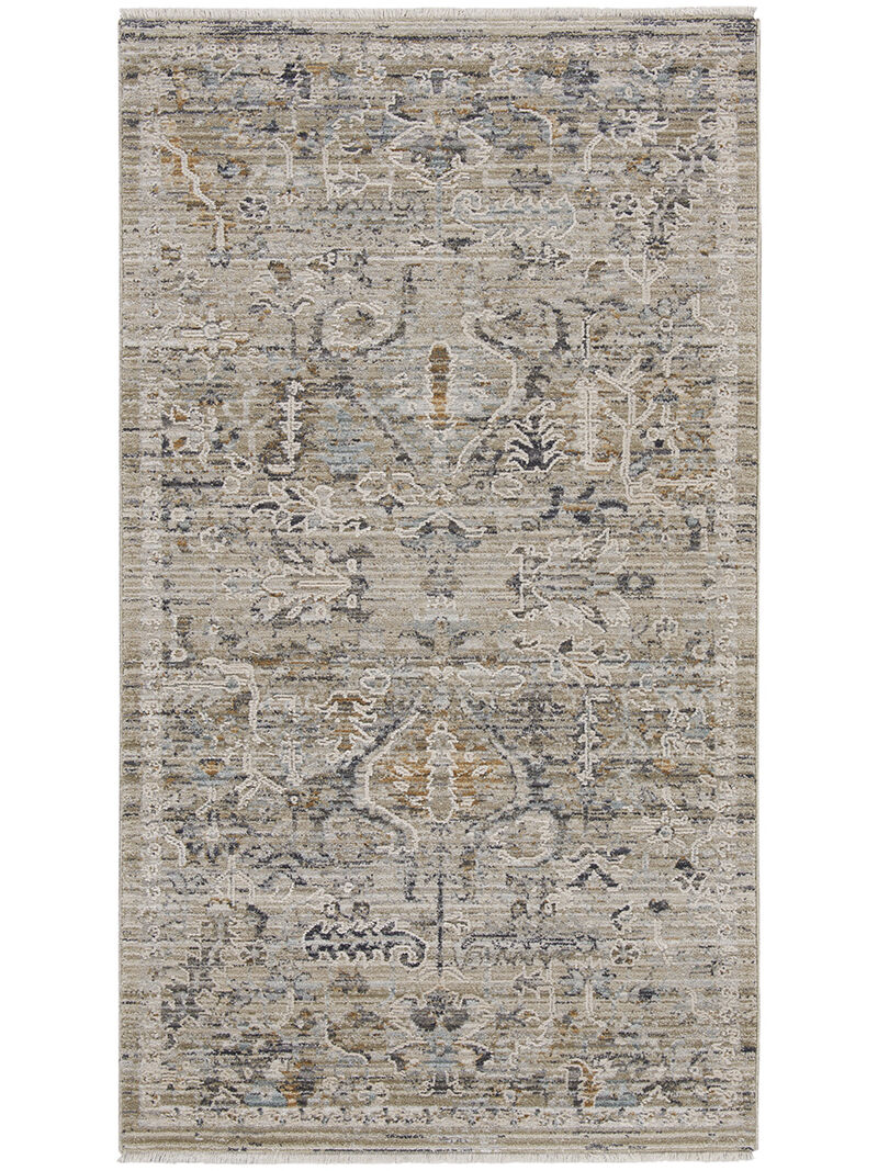 Lynx LNX02 Ivory/Taupe 2'3" x 8' Rug