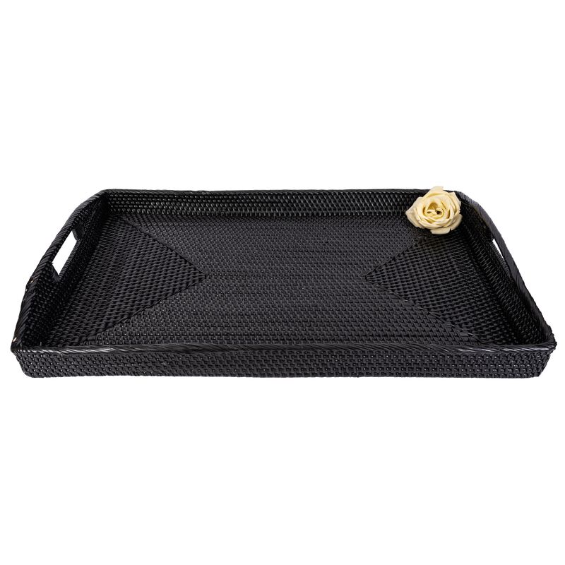 Saboga Home&trade; Rectangular Serving Tray With High Handles image number 2