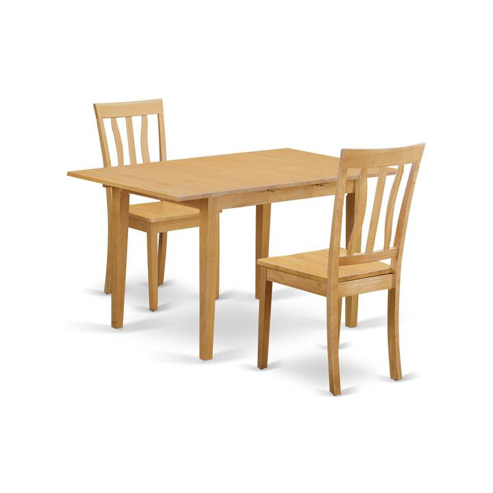 3 PC Dinette Table set - Kitchen dinette Table and 2 Dining Chairs