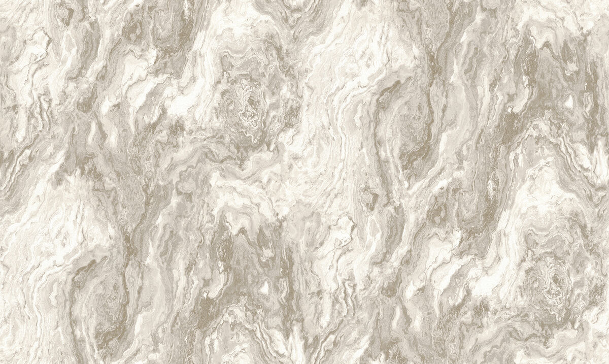Star Taupe Marble Wallpaper (Set of 2)