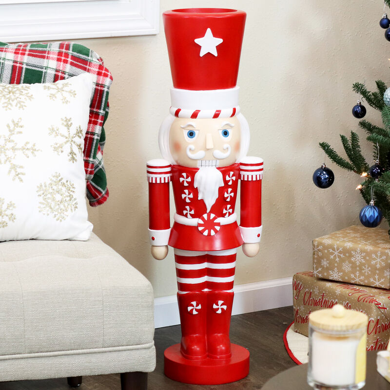 Sunnydaze Alfonso the Noble Indoor and Outdoor Nutcracker Statue - 36 in image number 1