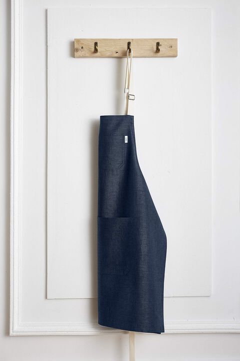 Solino Home 100% Pure Linen Apron - Kitchen Linen