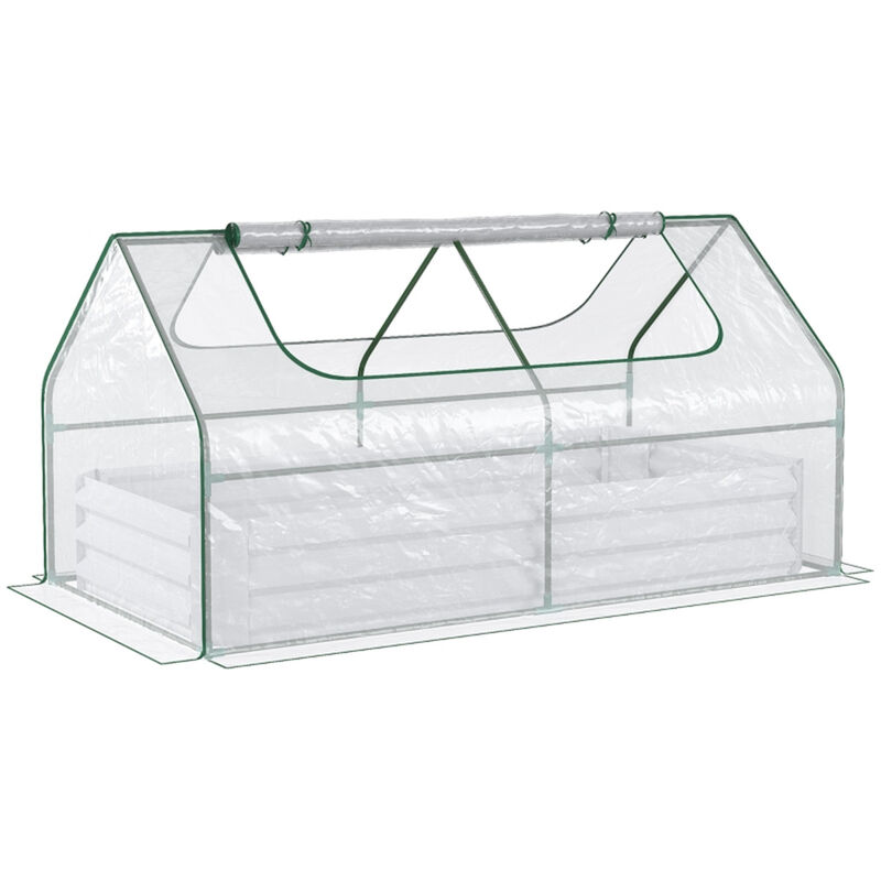 Compact Greenhouse for Seed Starting Flowers and Herbs